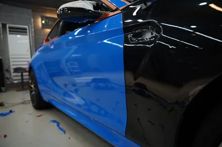 BMW M2 전체랩핑 인텐스블루 (판교 전체랩핑) / 하남, 광주, 송파