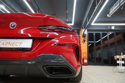 BMW 전체랩핑 페라리 레드 색상으로 시공완료 / 하남, 광주, 송파