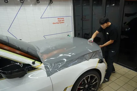BMW전체랩핑 i4 M50 전국최초 시공했더니 정말 떨립니다  (서울) / 하남, 광주, 송파
