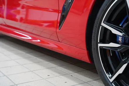 BMW 전체랩핑 페라리 레드 색상으로 시공완료 / 하남, 광주, 송파