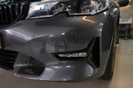 BMW 330e 랩핑 크롬죽이기로 스포티한 이미지변화 (모란 장지 가천) / 하남, 광주, 송파