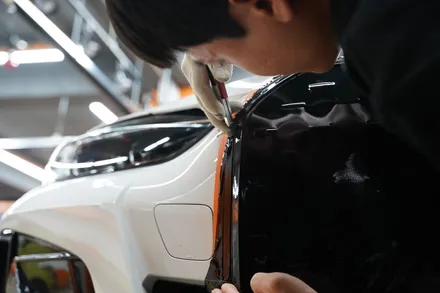 BMW4시리즈랩핑 그릴크롬죽이기와 필러PPF (하남 성남) / 하남, 광주, 송파