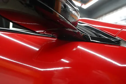 BMW 전체랩핑 페라리 레드 색상으로 시공완료 / 하남, 광주, 송파