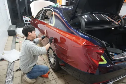 벤츠 마이바흐 듀오톤 투톤 랩핑 컬러PPF 필름 추천하는 이유 / 하남, 광주, 송파