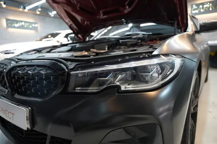 BMW 330i 실내랩핑 라이트필름 (용인 수원 안양) / 하남, 광주, 송파