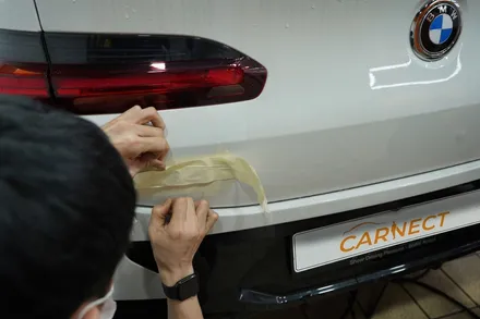 BMWX4전체랩핑 3M보트블루와 유광블랙 크롬죽이기 킹조합 / 하남, 광주, 송파