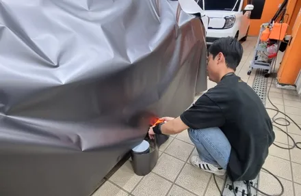 테슬라 모델3 랩핑 제거 후 컬러 PPF로 변신! 비용은? / 하남시 감북동