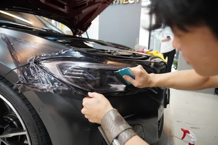 BMW 330i 실내랩핑 라이트필름 (용인 수원 안양) / 하남, 광주, 송파