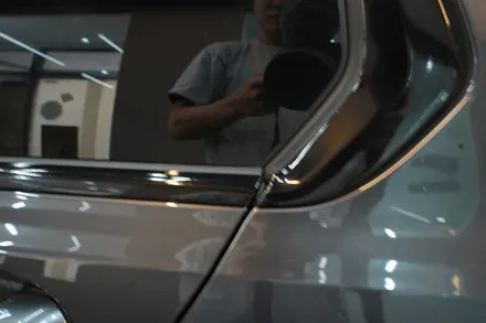 BMW 330e 랩핑 크롬죽이기로 스포티한 이미지변화 (모란 장지 가천) / 하남, 광주, 송파