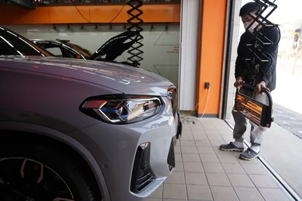BMWX4 그릴크롬죽이기와 헤드라이트PPF(하남 강남) / 하남, 광주, 송파