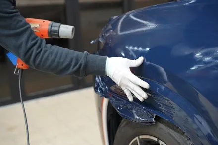 BMWX4전체랩핑 3M보트블루와 유광블랙 크롬죽이기 킹조합 / 하남, 광주, 송파