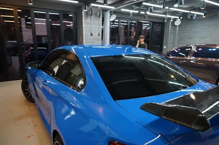 BMW M2 전체랩핑 인텐스블루 (판교 전체랩핑) / 하남, 광주, 송파