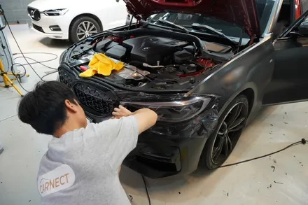 BMW 330i 실내랩핑 라이트필름 (용인 수원 안양) / 하남, 광주, 송파