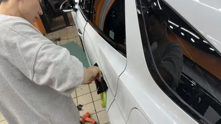 GV70 크롬죽이기 및 루프스킨 시공 가격, 잠실 제네시스 작업기 / 하남시 감북동