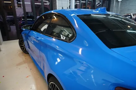 BMW M2 전체랩핑 인텐스블루 (판교 전체랩핑) / 하남, 광주, 송파