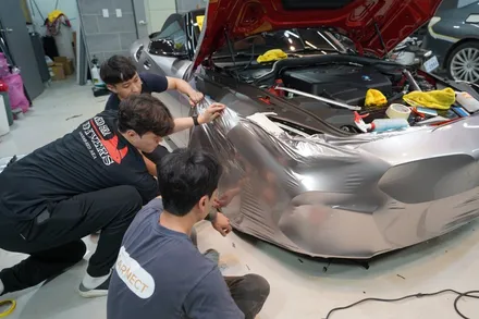 BMW Z4 이노즈텍 필름 전체랩핑 (위례 성남 판교) / 하남, 광주, 송파