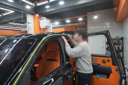 블랙PPF, 롤스로이스 컬리넌 블랙배지로 변신하기(+크롬죽이기) / 하남, 광주, 송파