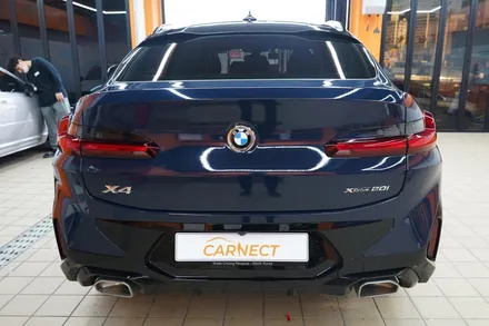 BMWX4전체랩핑 3M보트블루와 유광블랙 크롬죽이기 킹조합 / 하남, 광주, 송파
