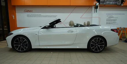 차량전체랩핑 BMW430i 3M사틴블랙 풀 체인지 (과천 광명) / 하남, 광주, 송파