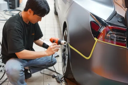 BMW 7시리즈 투톤 랩핑 코치라인 구현까지 완벽 / 하남시 감북동