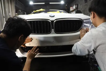 BMW 520d PPF와 크롬죽이기, 전문 토탈샵에서 원스톱으로! / 하남, 광주, 송파
