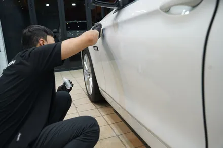 BMW 5시리즈 광택, 유리막코팅과 실내랩핑까지(송파 천호 하남) / 하남, 광주, 송파