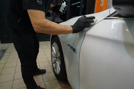 BMW 5시리즈 광택, 유리막코팅과 실내랩핑까지(송파 천호 하남) / 하남, 광주, 송파