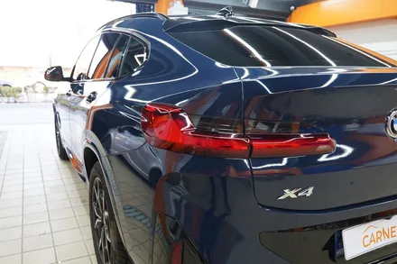 BMWX4전체랩핑 3M보트블루와 유광블랙 크롬죽이기 킹조합 / 하남, 광주, 송파