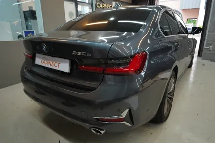 BMW 330e 랩핑 크롬죽이기로 스포티한 이미지변화 (모란 장지 가천) / 하남, 광주, 송파