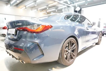 BMW 420d 글로스 그레이 전체랩핑 (분당 판교 성남) / 하남, 광주, 송파