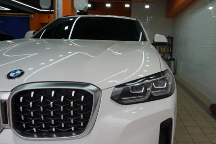 BMWX4전체랩핑 3M보트블루와 유광블랙 크롬죽이기 킹조합 / 하남, 광주, 송파