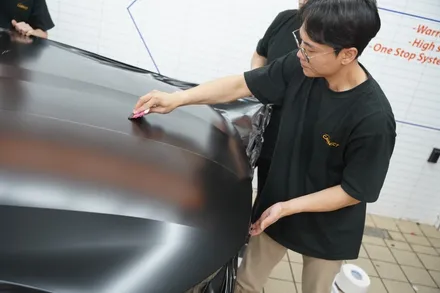 투싼 썬팅하고 전체랩핑까지 진행완료했습니다 / 하남, 광주, 송파