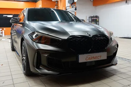 BMW M135i 전체랩핑 3M 사틴 골드더스트블랙 이거 대박일세 / 하남, 광주, 송파