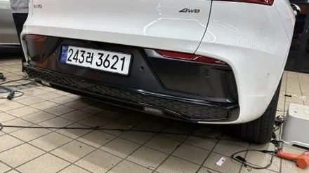 GV70 크롬죽이기 및 루프스킨 시공 가격, 잠실 제네시스 작업기 / 하남시 감북동