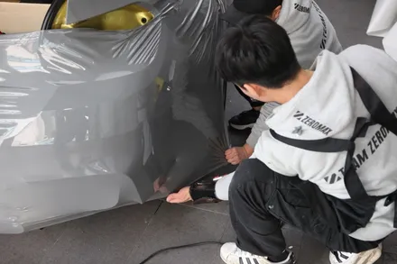 BMW M4 락그레이 랩핑 사고로 입고 됬습니다(인천 랩핑) / 하남, 광주, 송파