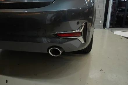 BMW 330e 랩핑 크롬죽이기로 스포티한 이미지변화 (모란 장지 가천) / 하남, 광주, 송파
