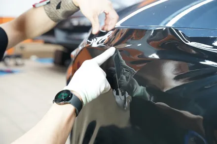 BMW4시리즈 포인트랩핑 스타일 살리는 그릴크롬죽이기 / 하남, 광주, 송파