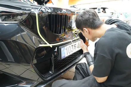 강남랩핑 BMW 그릴랩핑으로 멋 내기 / 하남시 감북동