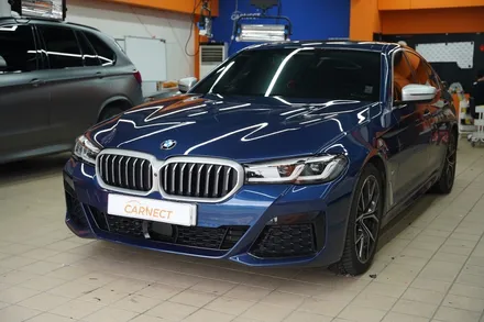 BMW 5시리즈 PPF 본넷, 생활보호패키지로 필러까지 완벽보호 / 하남, 광주, 송파