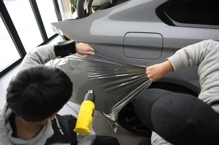 BMW M4 락그레이 랩핑 사고로 입고 됬습니다(인천 랩핑) / 하남, 광주, 송파