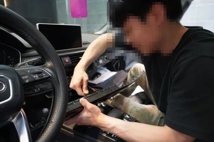 아우디 A4 카본 실내랩핑 선택의 여지가 없게 만드는 꾸미기 (수원 광교) / 하남, 광주, 송파