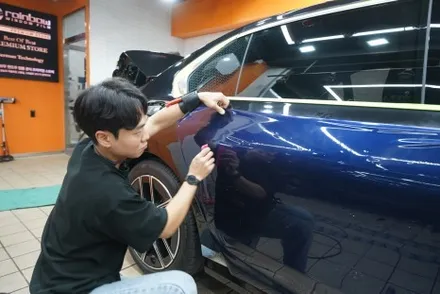 컬러 투톤(듀오톤)PPF로 시선을 사로잡았다.BMW 740i 환골탈태기 / 하남, 광주, 송파