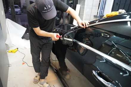 벤츠GT43 PPF 손상이 가장 많은 부위만 작업했네요 / 하남, 광주, 송파