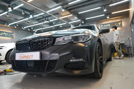 BMW 330i 실내랩핑 라이트필름 (용인 수원 안양) / 하남, 광주, 송파