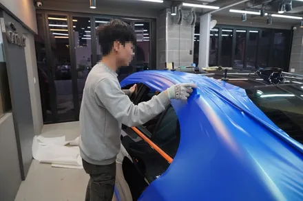 정자동 전체랩핑 시공 전문점 BMW 530D (야탑,서현) / 하남, 광주, 송파