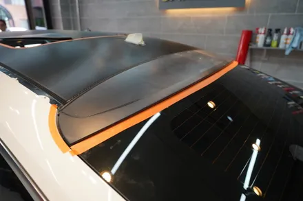 BMW 5GT 새 차처럼 변신 가능한 카본블랙 포인트 랩핑(루프, 필러) / 하남, 광주, 송파