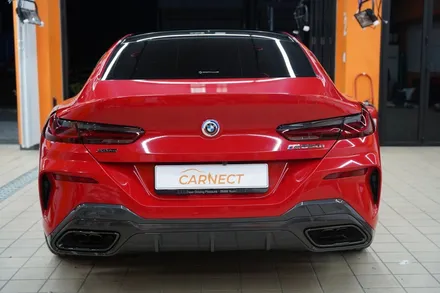 BMW 전체랩핑 페라리 레드 색상으로 시공완료 / 하남, 광주, 송파