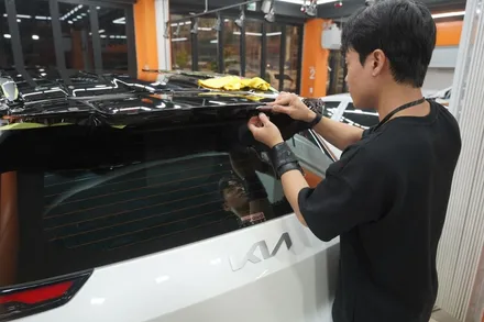 EV9 투톤랩핑, 자동차 랩핑 단점 완벽하게 보완 / 하남, 광주, 송파
