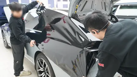 BMW 7시리즈 투톤랩핑 기술력의 차이가 관건 / 하남시 감북동