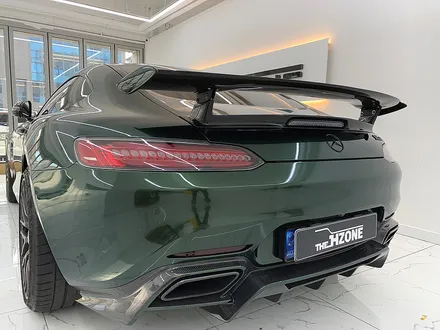 도장같은 랩핑 벤츠 amg gts 이노즈텍 미드나잇그린 전체랩핑 / 서울 송파구